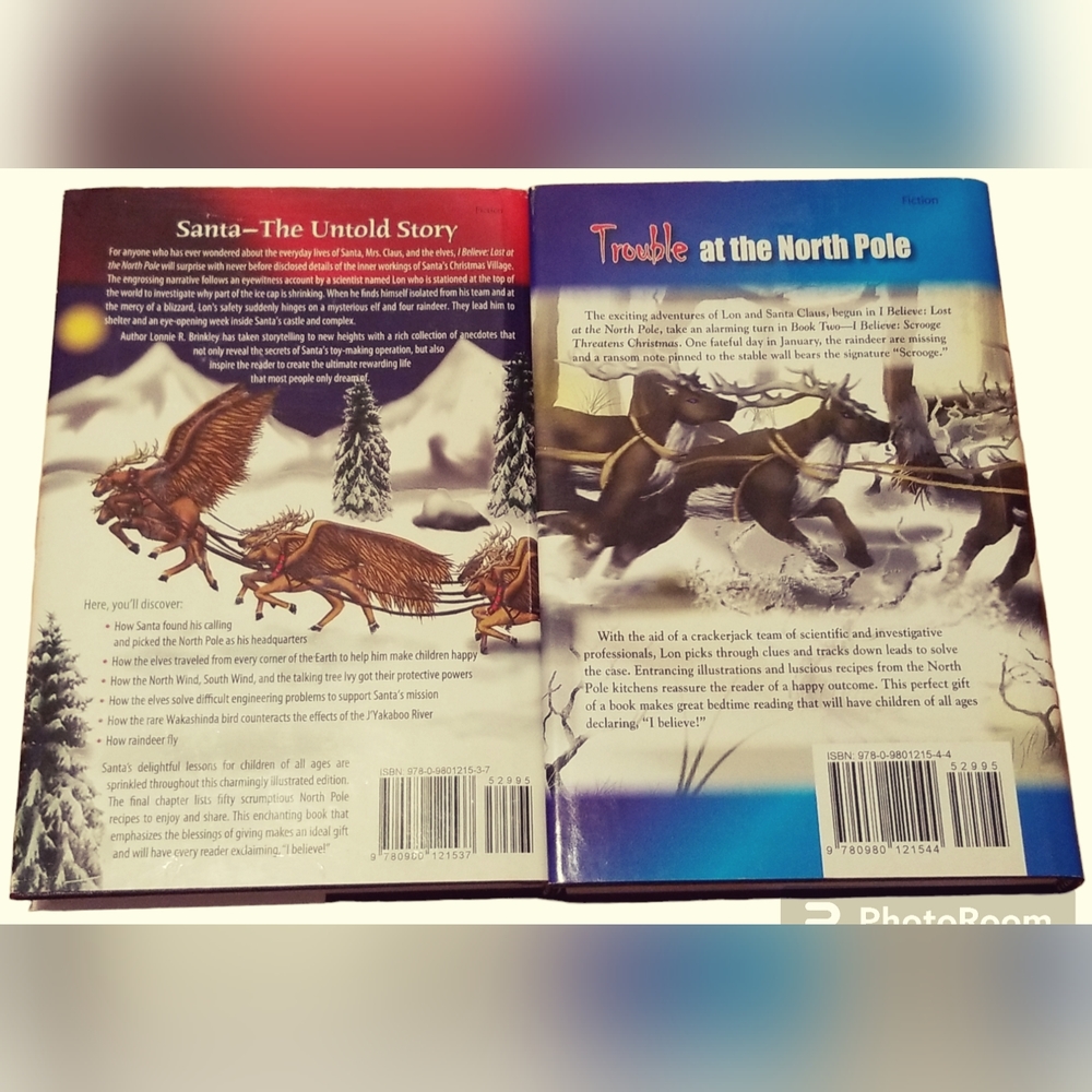🎄🎅 "I Believe" 🎄Christmas Series, Set of 2ea, by Lonnie R. Brinkley🤶🎅🎄 - Picture 2 of 3